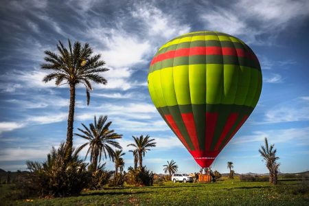 Hot air ballon in Marrakech