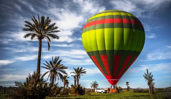 Hot air ballon in Marrakech