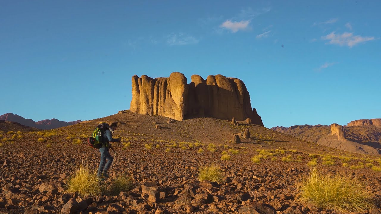Saghro Mountains Morocco dramatic rocky landscape near N'Kob
