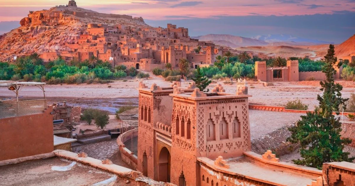 7 days in Morocco itinerary featuring Marrakech, Atlas Mountains and Sahara Desert