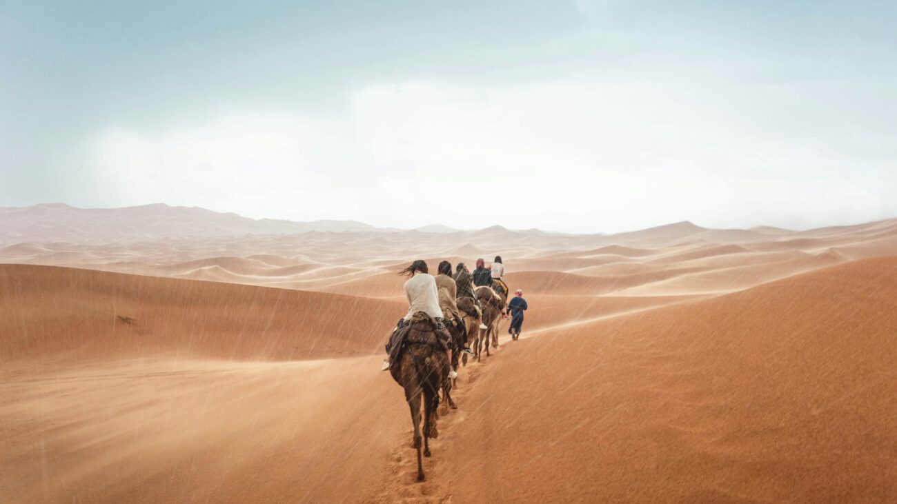 Morocco travel guide with Marrakech, Atlas Mountains and Sahara Desert landscapes